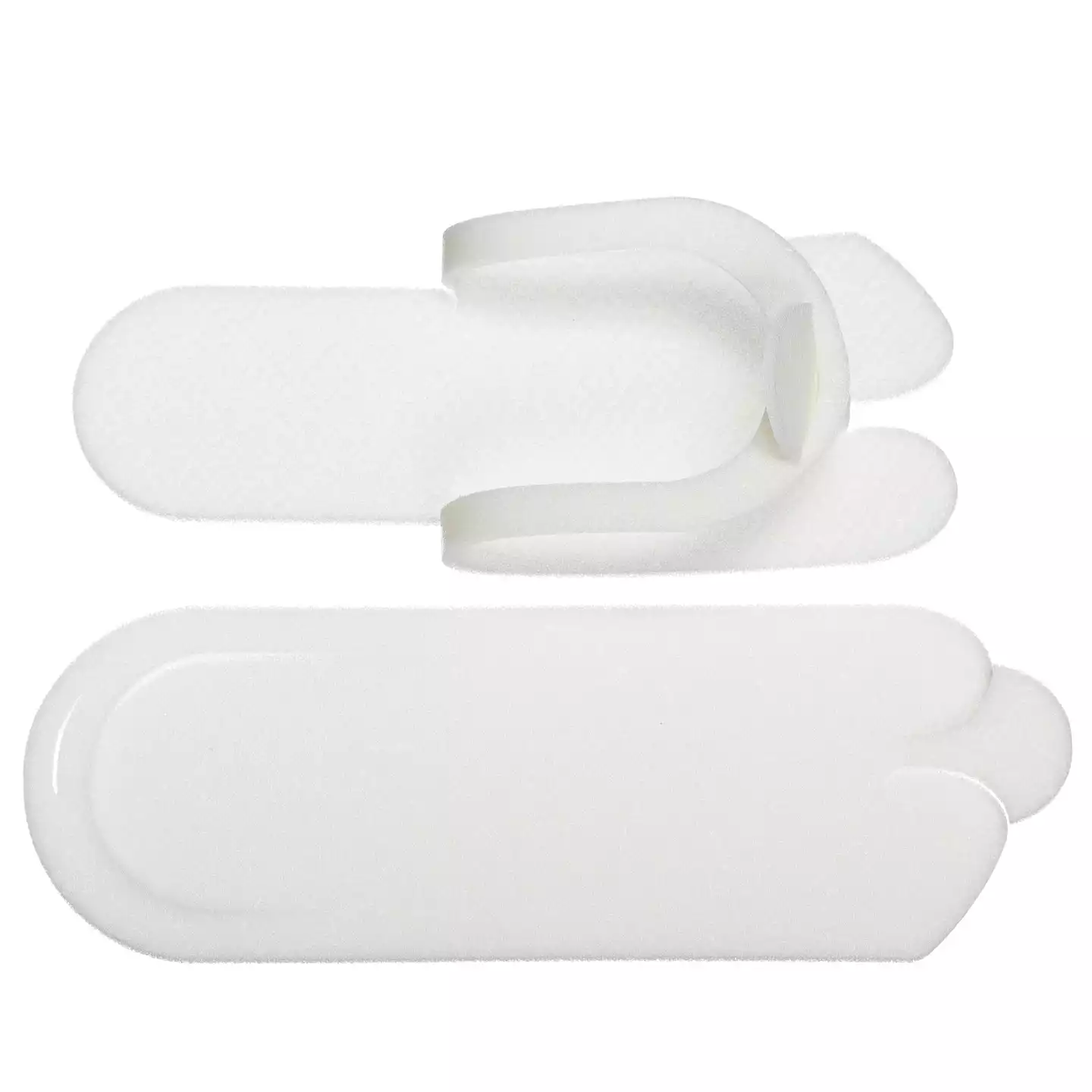 Тапочки - вьетнамки, изолон, 4мм цвет белый