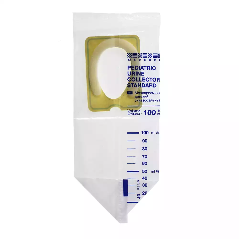 Мочеприемник педиатрический (детский) 100мл, универсальный, одноразовый, стерильный