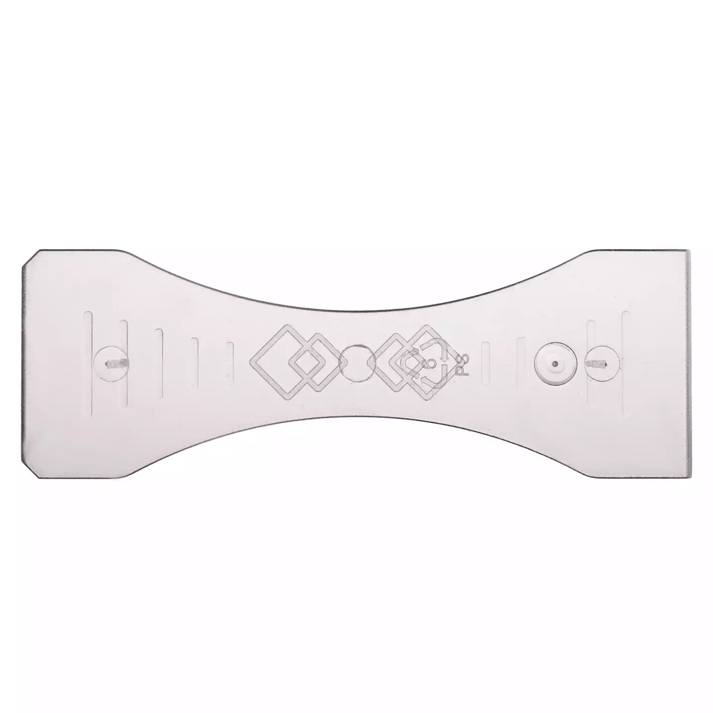 Шпатель для растяжки мазков, размер 76*26мм, пластиковый