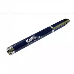 Фонарик диагностический CLIPLIGHT с вакуумной лампочкой (желтый свет) металлический, лакированная поверхность, работает от 2 батареек ААА (в комплекте) цвет синий