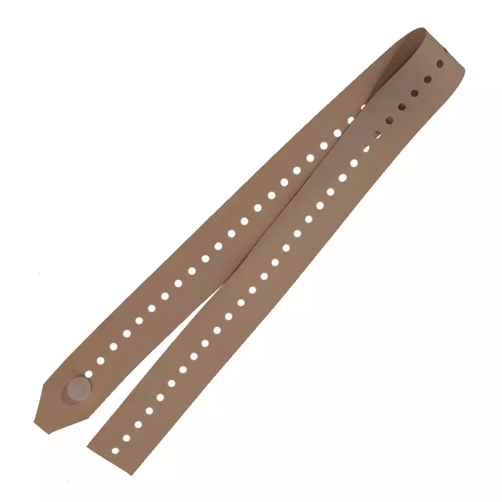 Лента резиновая для крепления электродов ЭЭГ, размер 35мм*60см, шаг 1 см, перфорированная