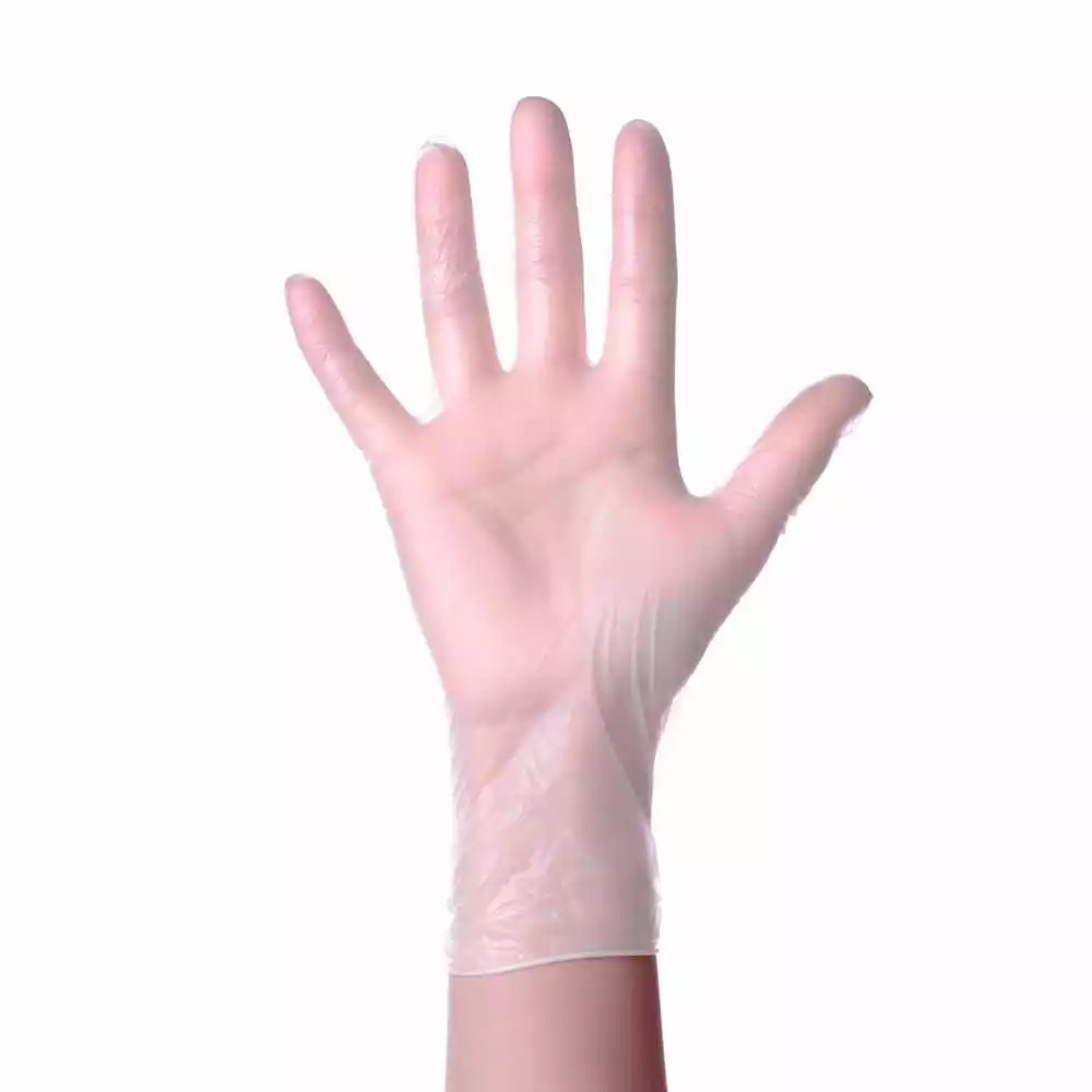 Перчатки Vinyl, виниловые (медицинские), размер M, вес 8,0 г/пара, неопудренные, нестерильные, упаковка 50 пар