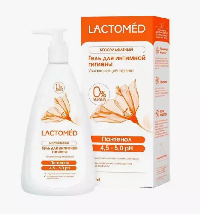 Гель д/интим гигиены Лактомед 200мл Увлажняющий эффект