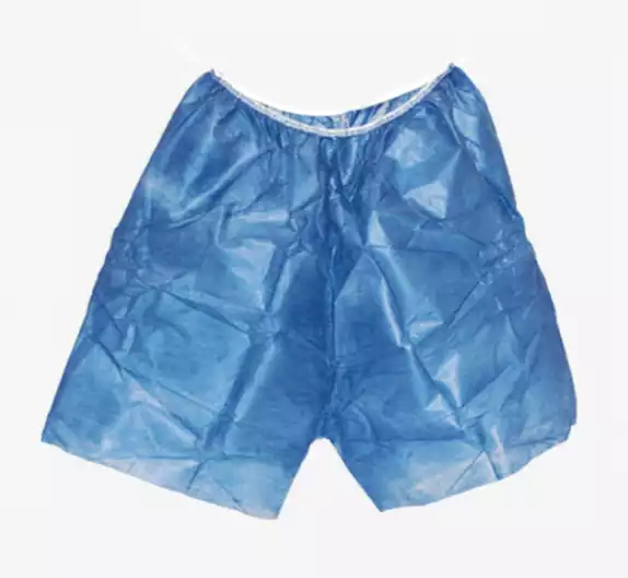 Трусы (шорты) процедурные для колоноскопии 48-50 р-р, темно-синий, спанбонд нестерильные (10 шт/упак)