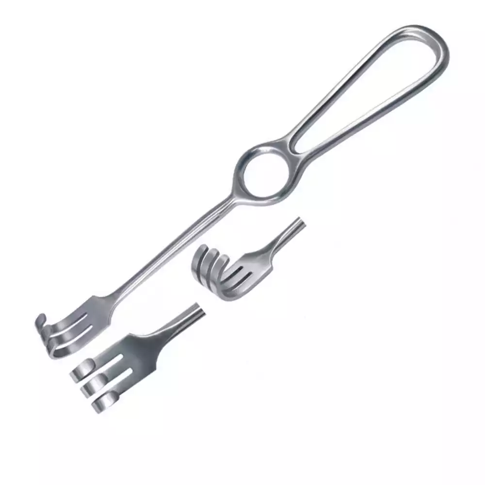 Крючок К-27т хирургический 3-х зубый тупой, №2 длина 200мм