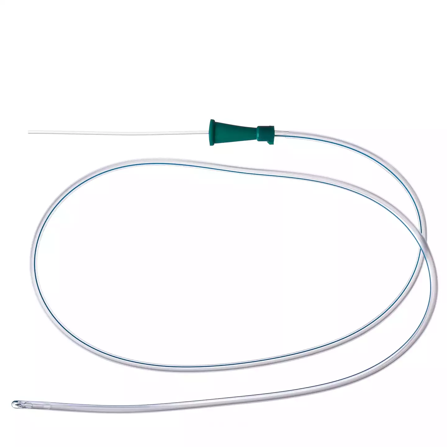 Зонд желудочный CH-14, длина 100см, диаметр 3,3/4,7мм, с рентгеноконтрастной полосой и с проводником, стерильный, зеленый